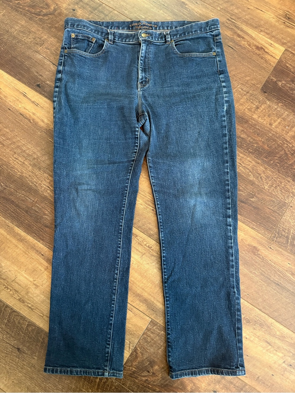 Ralph Lauren Womens Modern Straight Jeans Dark Wash High Waist size 16